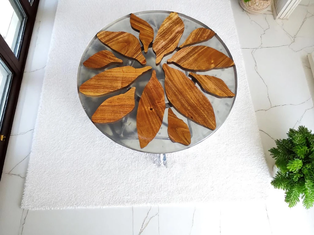 Walnut Wood Console Table at Vedant Artisans - Order Now